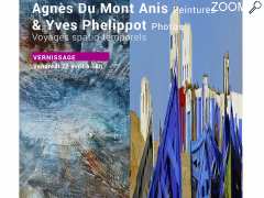 foto di Exposition "Voyages Spatio-temporels' d'Agnès Du Mont Anis & Yves Phelippot