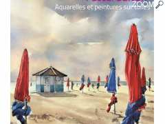 photo de Exposition "Aquarelles et peintures sur toiles" de Pascal BENOIT